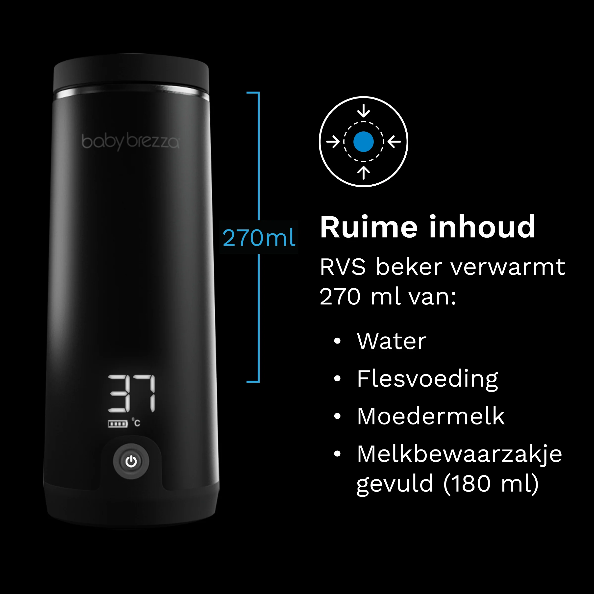 Superfast Portable Warmer - Draagbare flessenwarmer voor (moeder)melk of water - Image 5